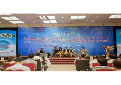 CMCSoft đã tham gia hội thảo “Ứng dụng CNTT nâng cao hiệu quả quản lý và sản xuất kinh doanh trong doanh nghiệp”